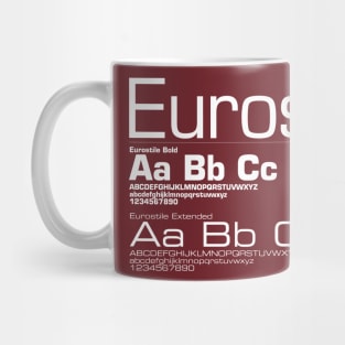 Type Geek - Eurostile Mug